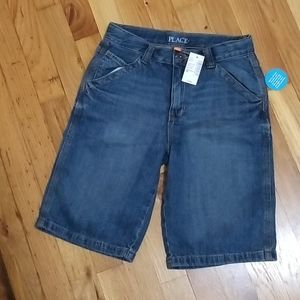 NWT boys denim shorts.